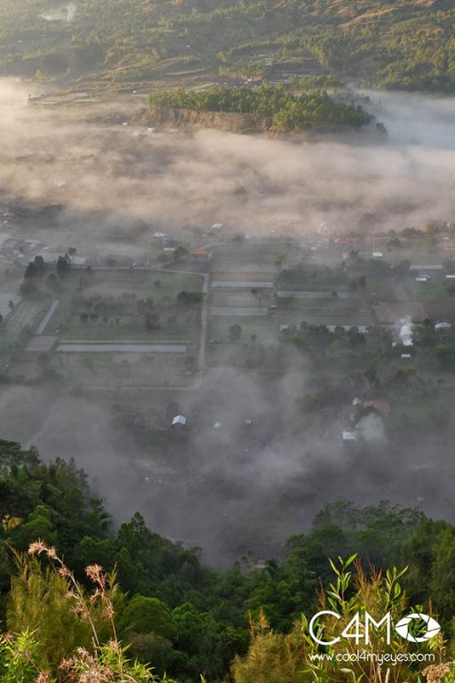 Desa Pinggan Dari ketinggian 1300 Mdpl
