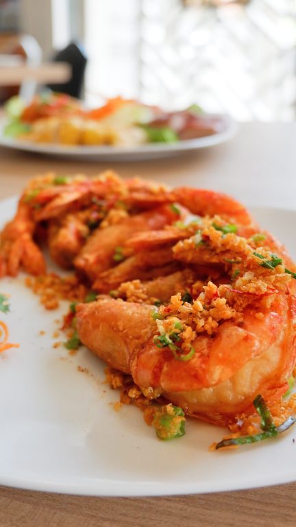 Udang yang crispy