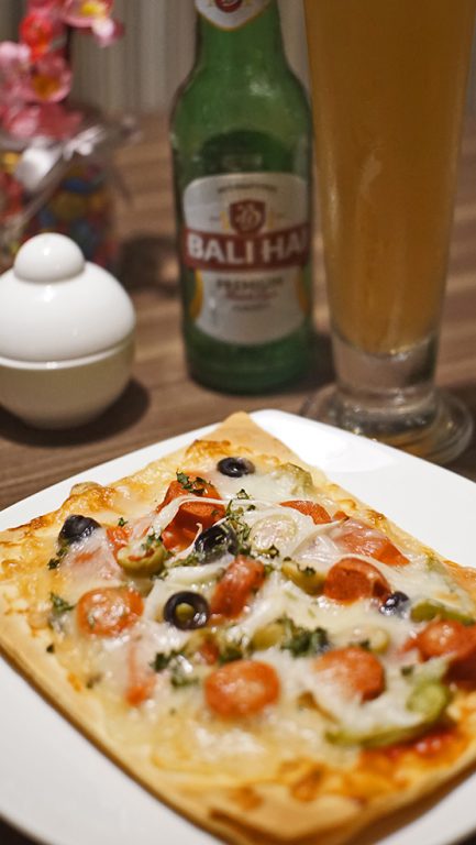 Pizza pairing with beer